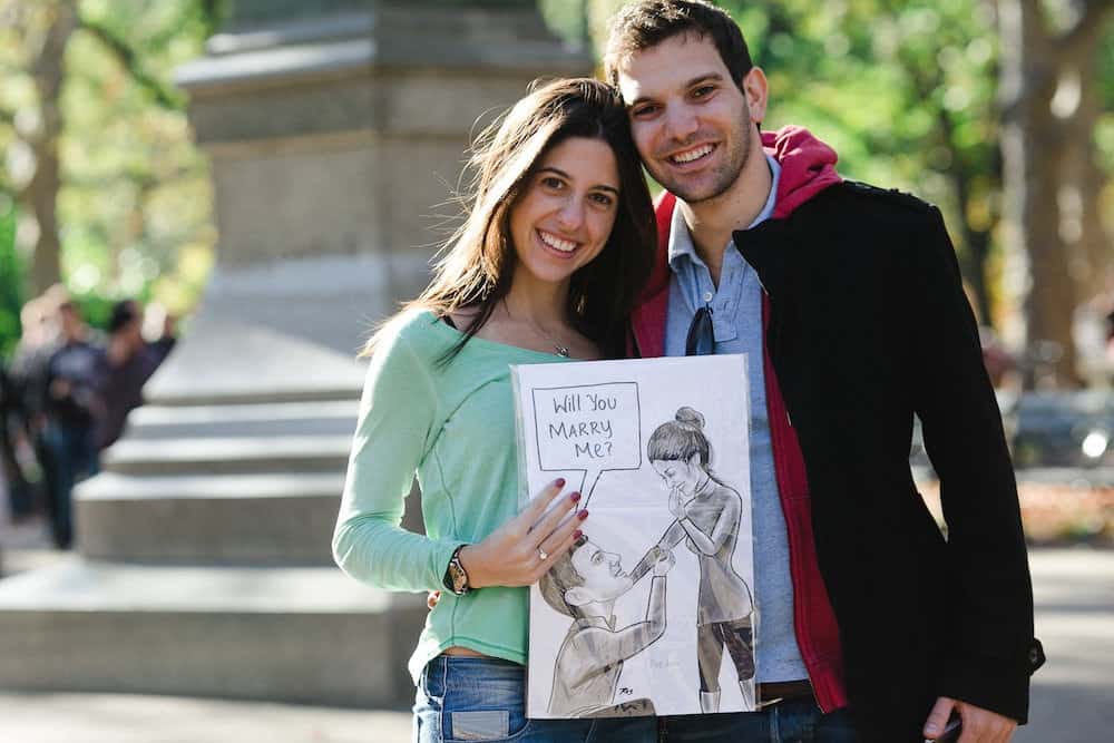 proposal ideas with caricature