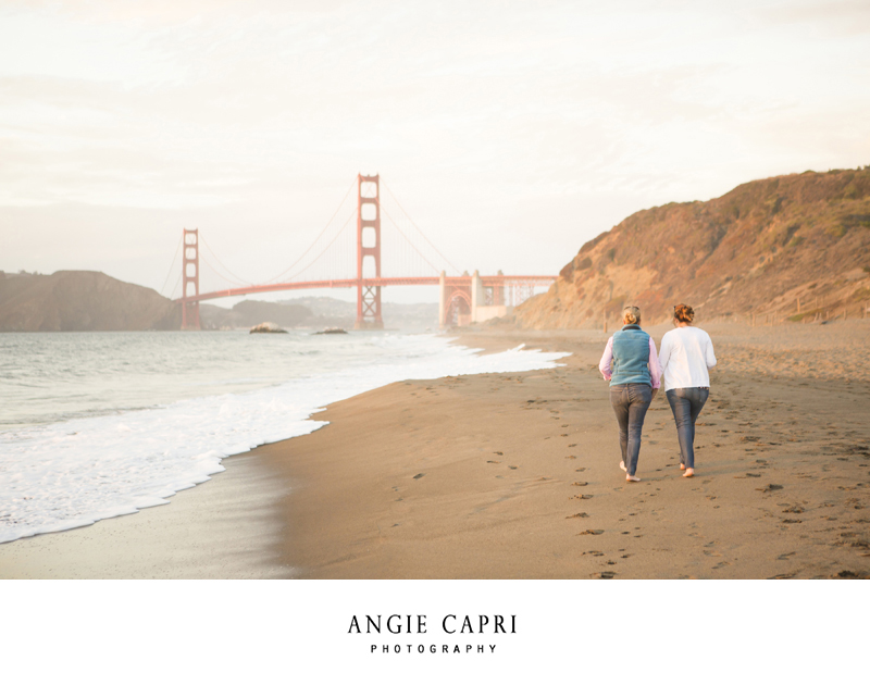 San Fran Beach Marriage Proposal 