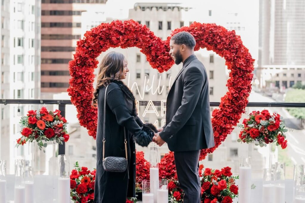 heart arch rooftop proposal